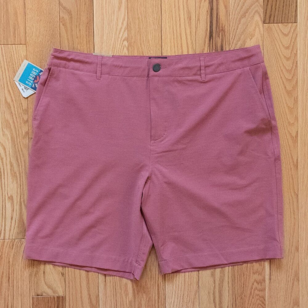 NWT Faherty Men's All Day Belt Loop 9" Inseam Sunrose Shorts Drawstring Size 40